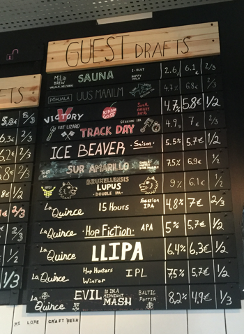 The five beers of La Quince