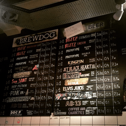 Brewdog only, no guests